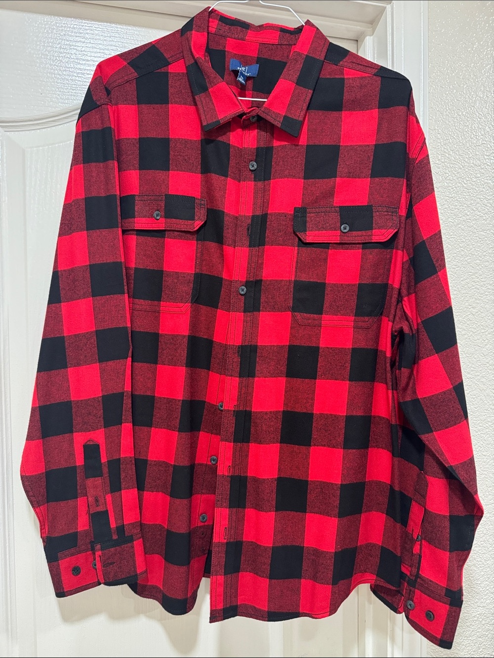 George- Red & Black Buffalo Plaid- 2XL
